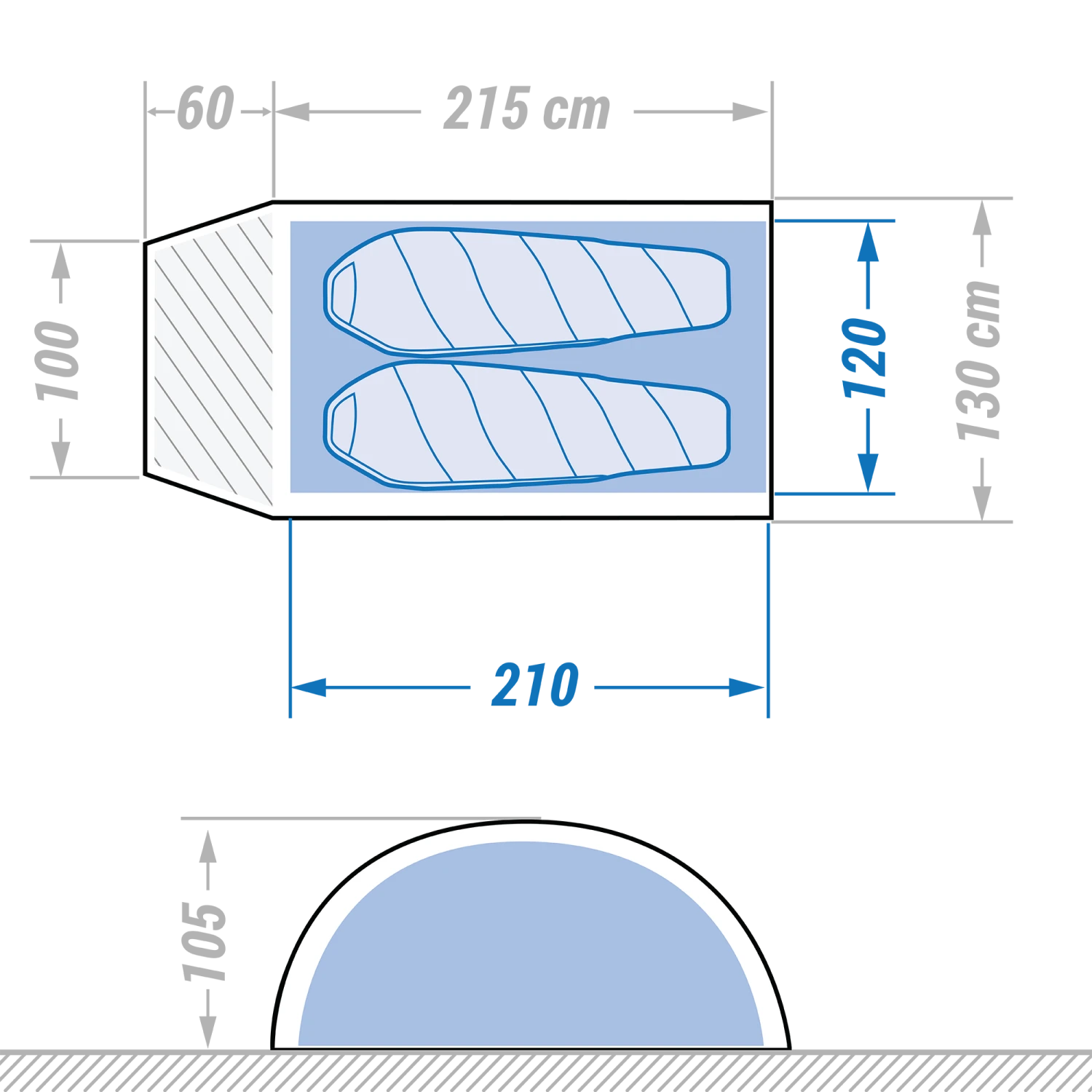 TROPICAL FREESTANDING TREKKING MOSQUITO NET TENT 3 TROPICAL FREESTANDING TREKKING MOSQUITO NET TENT - Image 3
