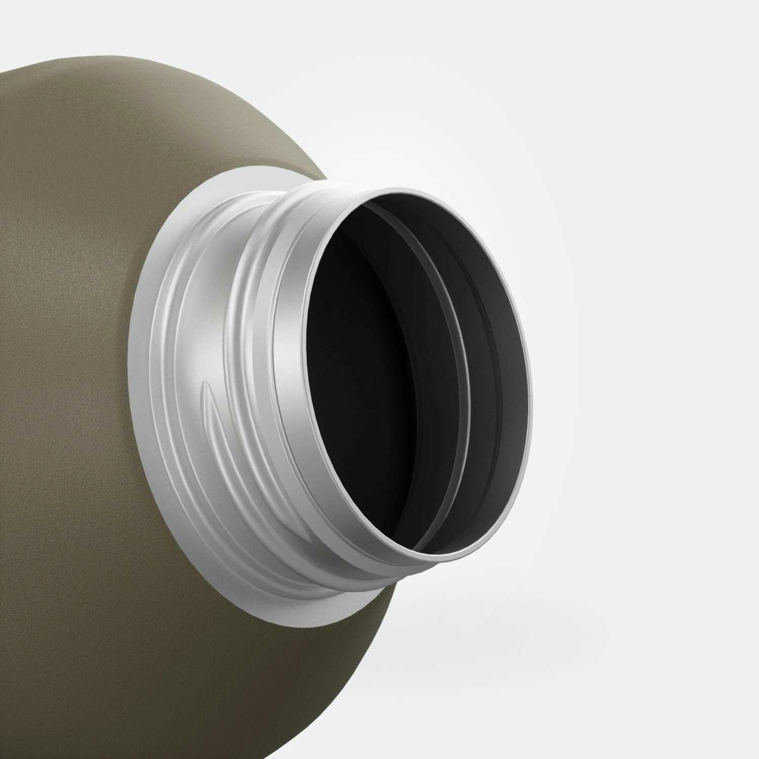 Quechua Stainless Steel Hiking Flask With Screw Cap MH100 1.5 L Khaki 7 Quechua Stainless Steel Hiking Flask With Screw Cap MH100 1.5 L Khaki - Image 7