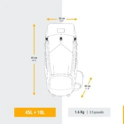 Women's Trekking Backpack 45+10 L -Outdoor Camping Shop k19b1f371759eef5905a909c54fea8d49