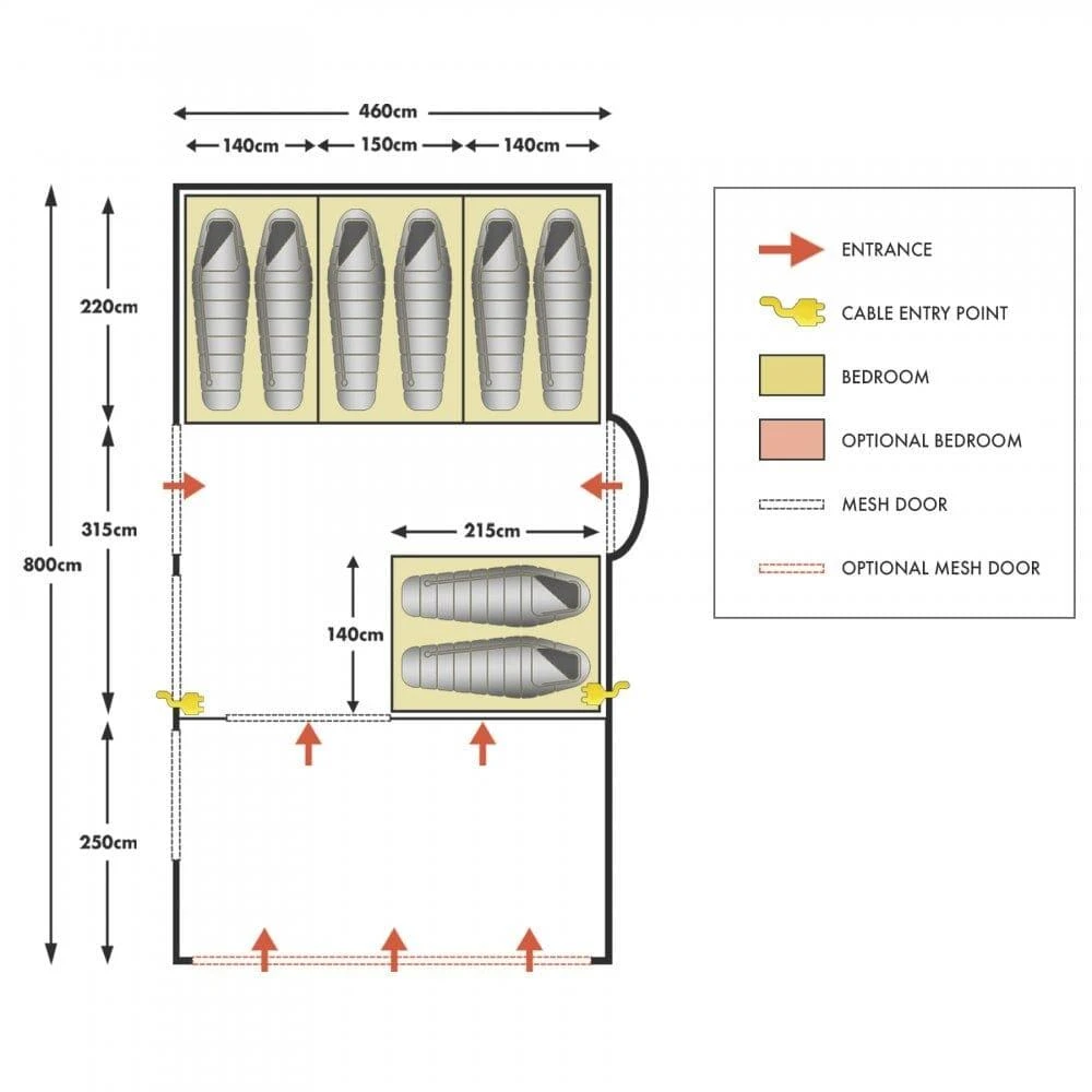 AirTek 8 Pro Inflatable Tent 7 AirTek 8 Pro Inflatable Tent - Image 7