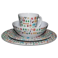 OLPRO Berrow Hill Melamine Set (16 Piece)
