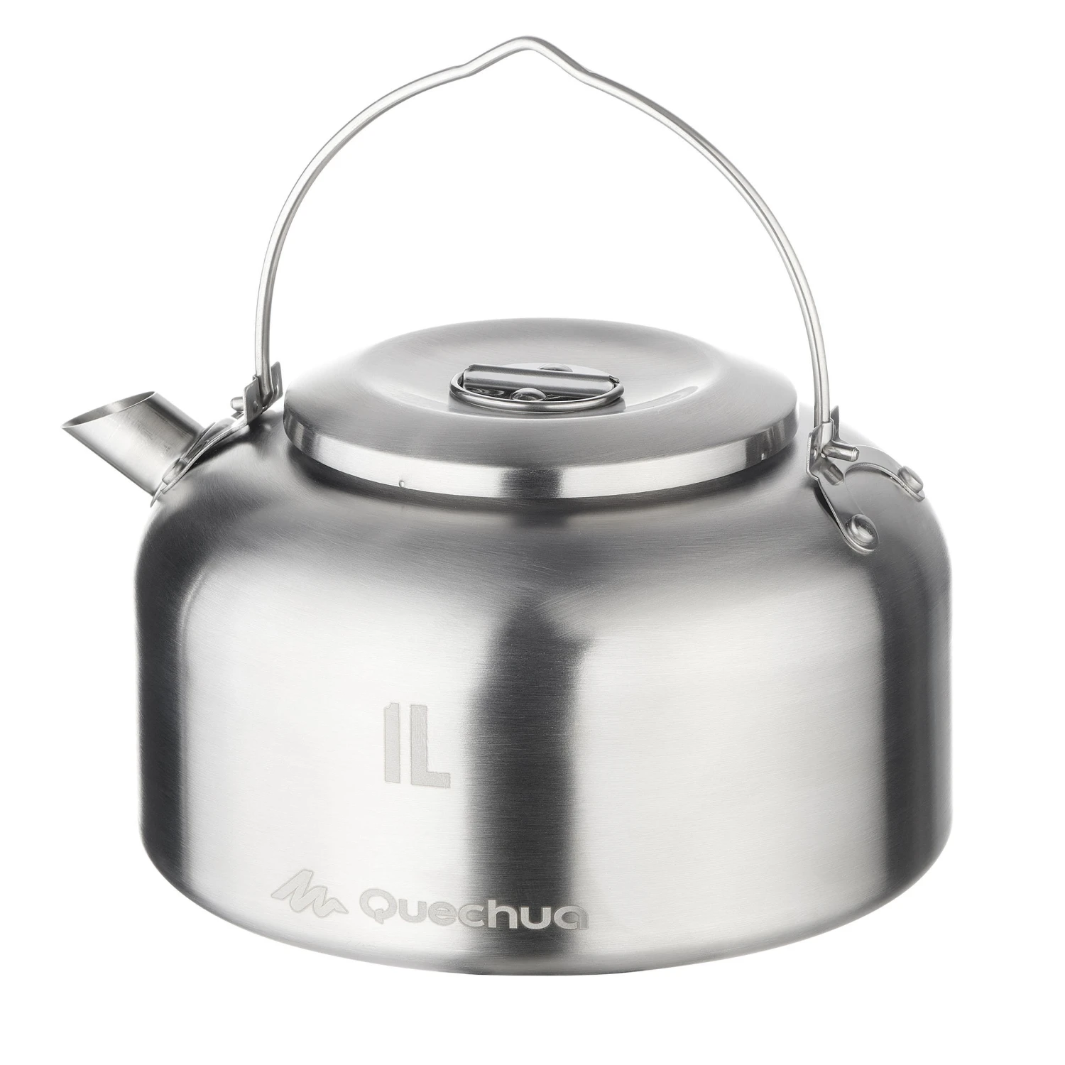 Quechua MH500 1L Stainless Steel Hiking Campsite Kettle 1 Quechua MH500 1L Stainless Steel Hiking Campsite Kettle