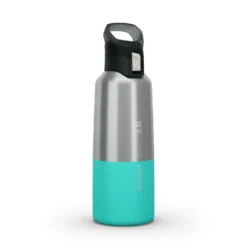 Quechua Isothermal Stainless Steel Hiking Flask MH500 0.5 L Turquoise