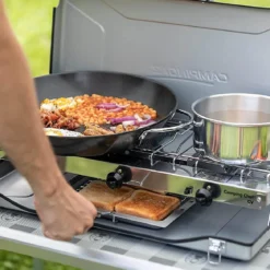 Campingaz Double Burner And Grill Chef Folding CV Stove 8 Campingaz Double Burner And Grill Chef Folding CV Stove -Outdoor Camping Shop k350aa44865165c2c1950ab16a553eb0a