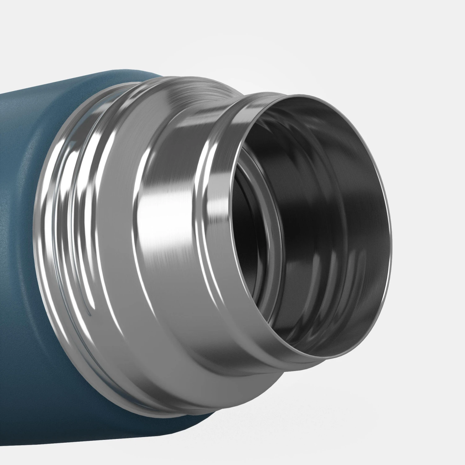 Quechua Stainless Steel Insulated Hiking Bottle 1 L Blue 7 Quechua Stainless Steel Insulated Hiking Bottle 1 L Blue - Image 7