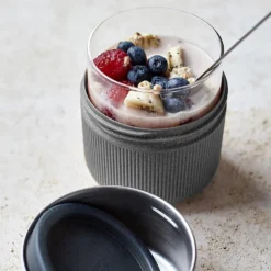 Black+Blum Glass Lunch Bowl 450ml Slate 6 Black+Blum Glass Lunch Bowl 450ml Slate -Outdoor Camping Shop k456140d8a6e71764f00b5c6cd0be2aa4