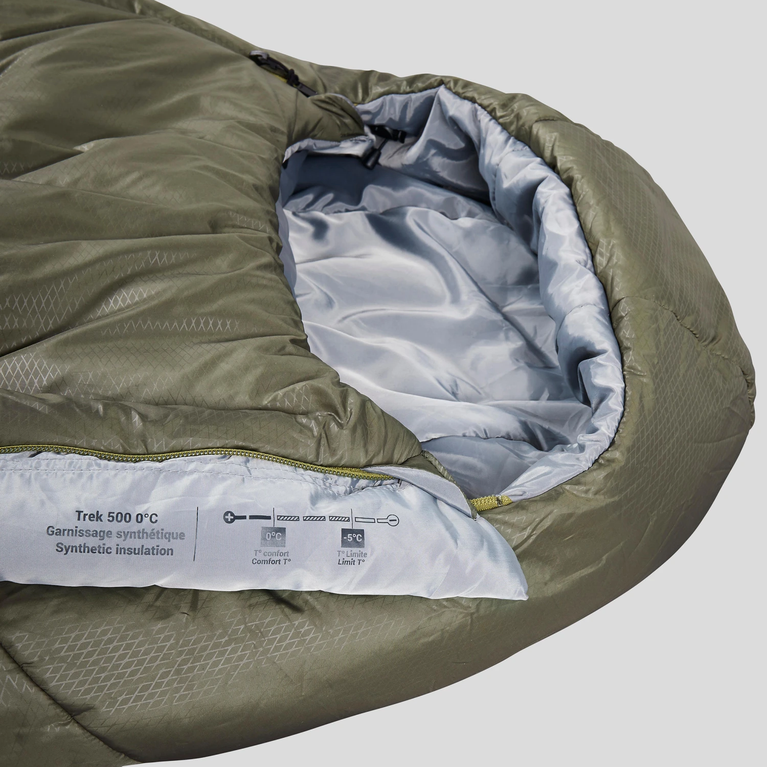 Trekking Sleeping Bag MT500 0°C 5 Trekking Sleeping Bag MT500 0°C - Image 5