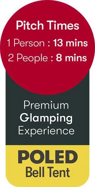 Quest 4m Bell Tent 6 Quest 4m Bell Tent - Image 6