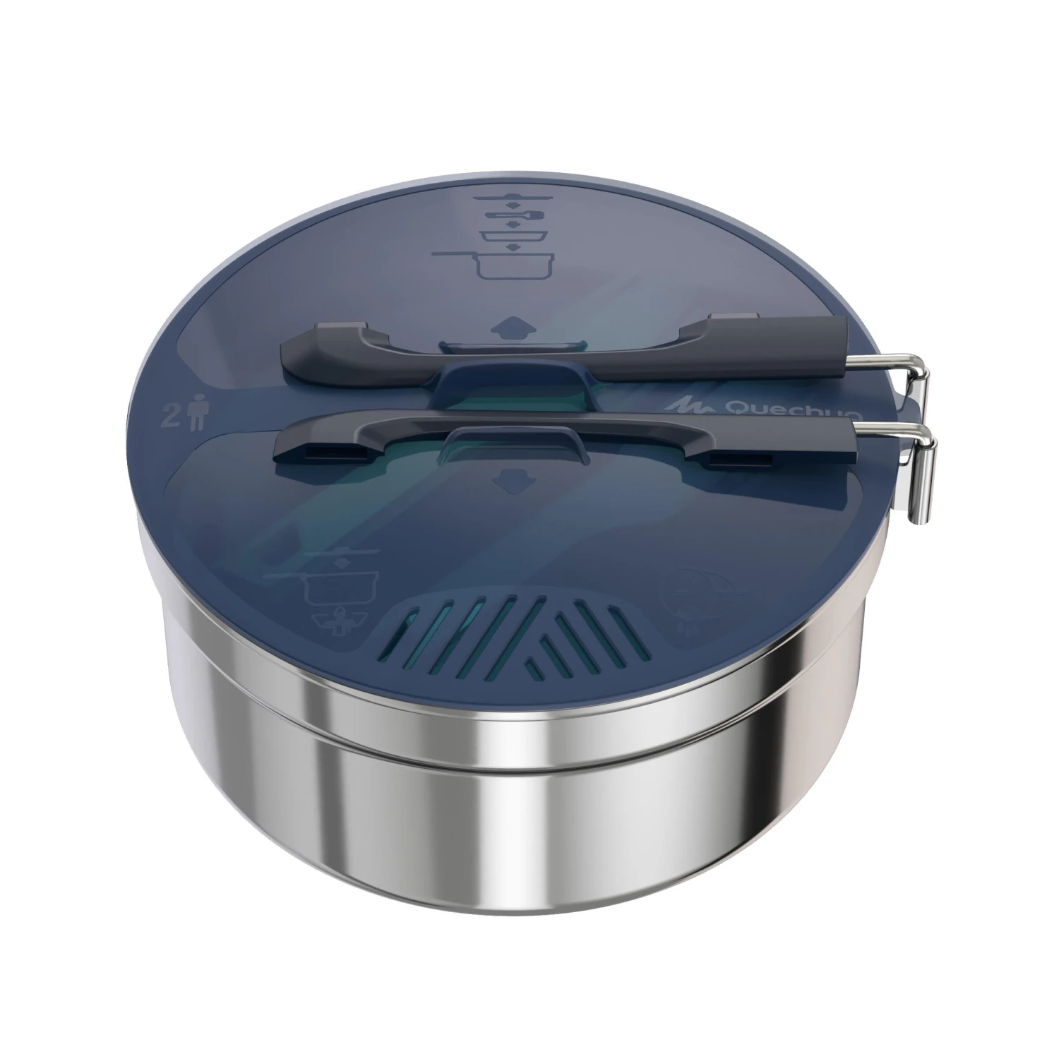 Quechua Camping Cooking Set For 2 2 Quechua Camping Cooking Set For 2 - Image 2