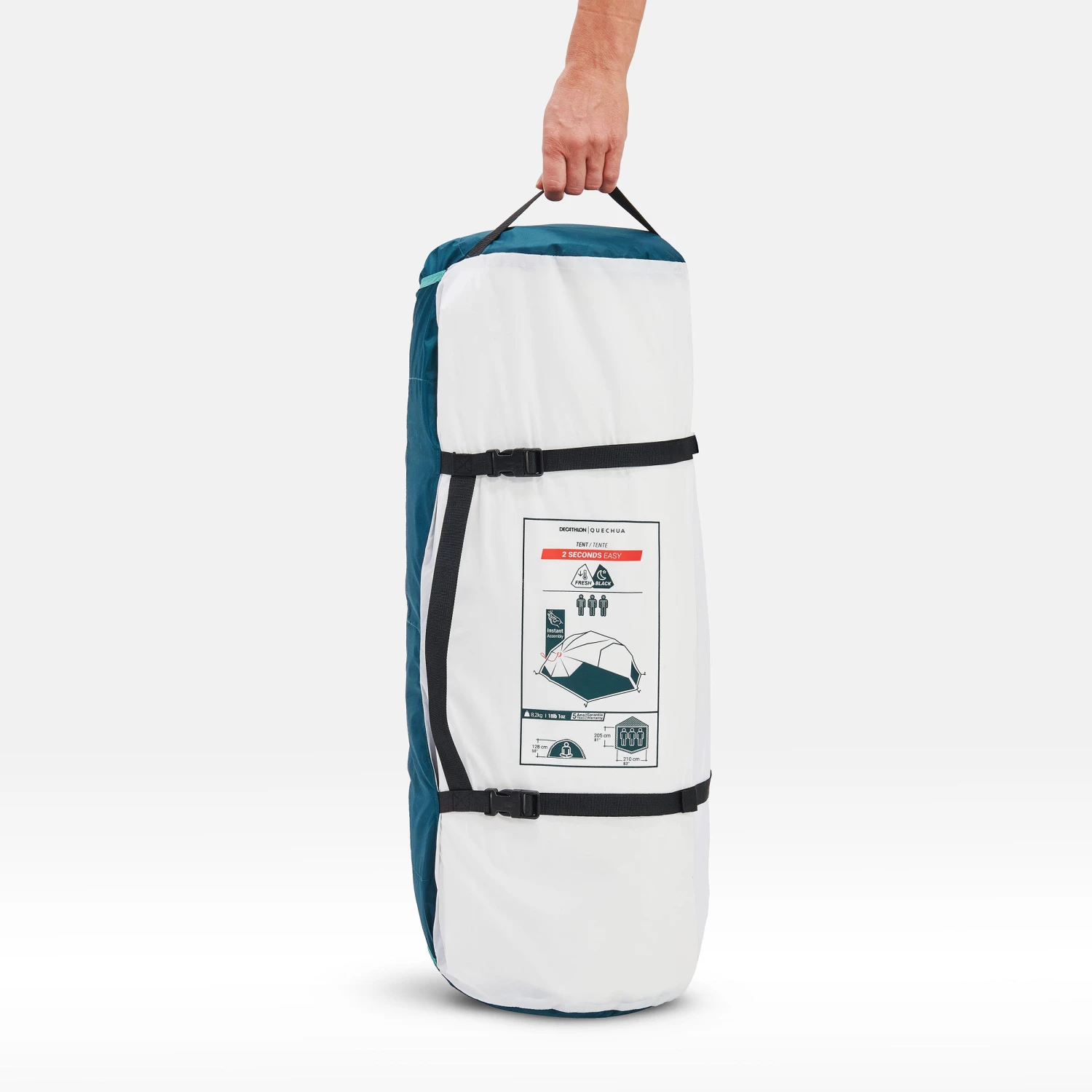 Quechua 3 Man Blackout Tent - 2 Seconds Easy F&B 3 Quechua 3 Man Blackout Tent - 2 Seconds Easy F&B - Image 3