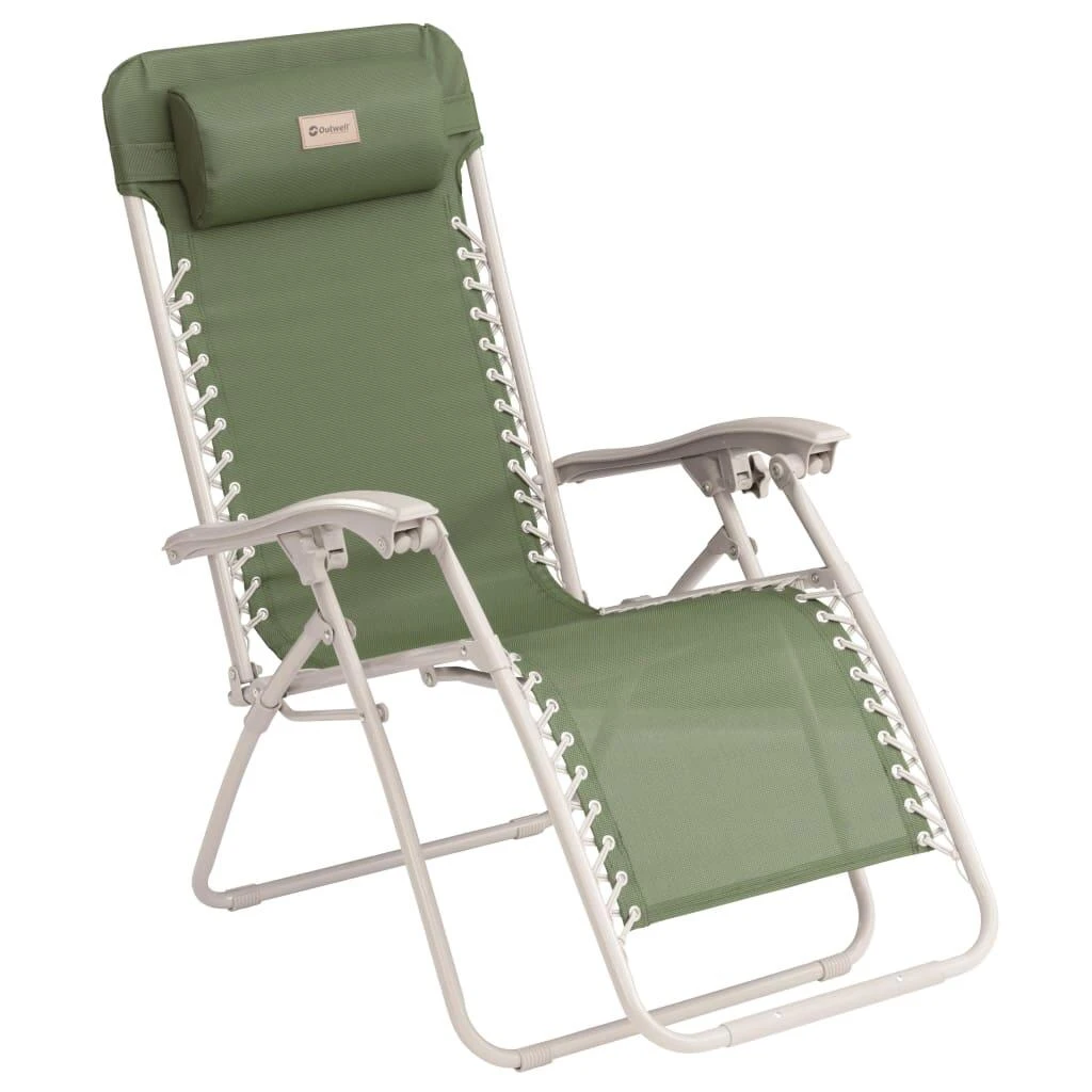 Outwell Ramsgate Reclining Relaxer Chair, Green Vineyard 1 Outwell Ramsgate Reclining Relaxer Chair, Green Vineyard