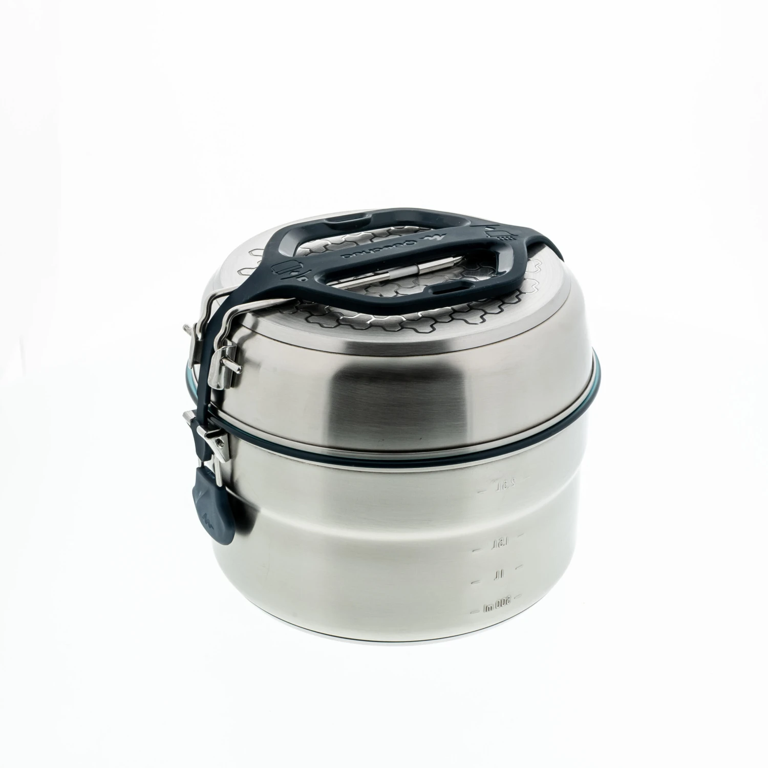 Quechua Stainless Steel Camping Cook Set 3 Quechua Stainless Steel Camping Cook Set - Image 3