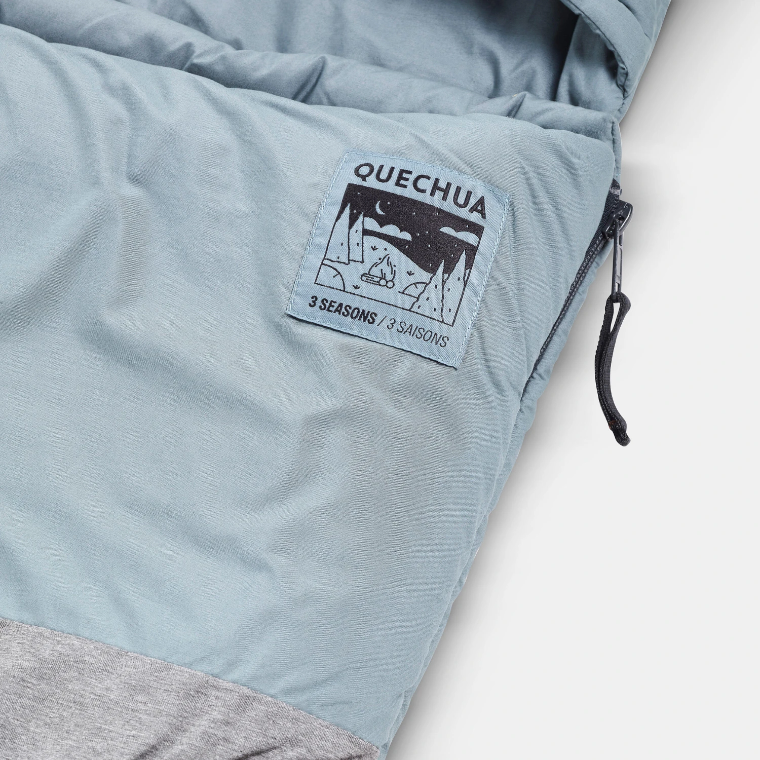 Quechua CAMPING SLEEPING BAG - ARPENAZ 0° COTTON DOUBLE 7 Quechua CAMPING SLEEPING BAG - ARPENAZ 0° COTTON DOUBLE - Image 7