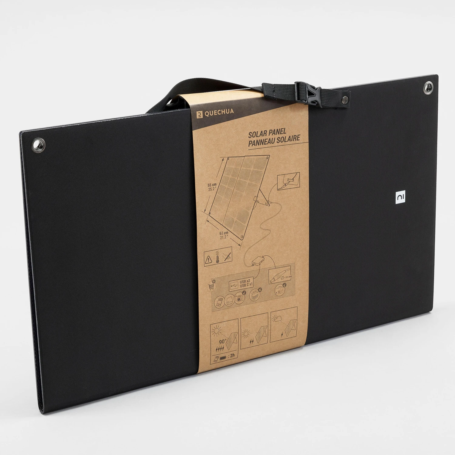 Quechua Camping Solar Panel 50 W 2 Quechua Camping Solar Panel 50 W - Image 2