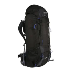 Regatta Blackfell III 60+10L Expandable Rucksack (Black/Surfspray Blue)