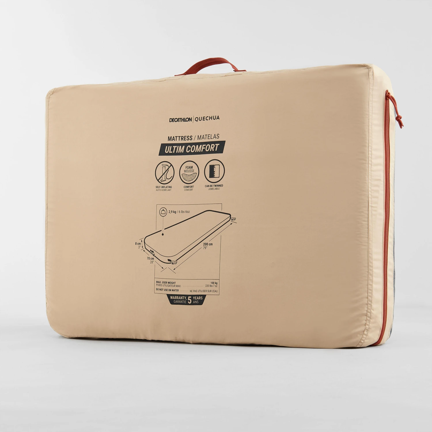 Quechua INFLATABLE CAMPING MATTRESS - ULTIM COMFORT 70 CM 10 Quechua INFLATABLE CAMPING MATTRESS - ULTIM COMFORT 70 CM - Image 10