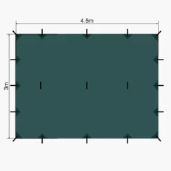 Lomo 4.5m X 3m Bushcraft Tarp -Outdoor Camping Shop k86e40696c1198b06e76a40eac7095095