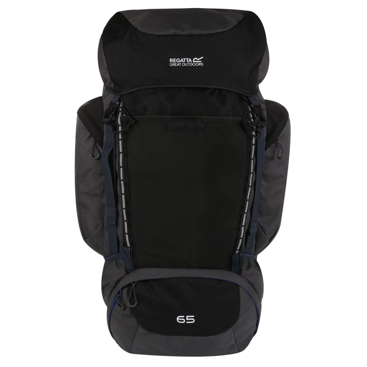 Regatta Highton 65L Hiking Backpack (Black/Ebony) 1 Regatta Highton 65L Hiking Backpack (Black/Ebony)