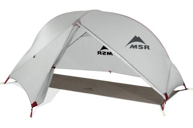 MSR Hubba Nx Solo Backpacking Tent Gray 4 MSR Hubba Nx Solo Backpacking Tent Gray - Image 4