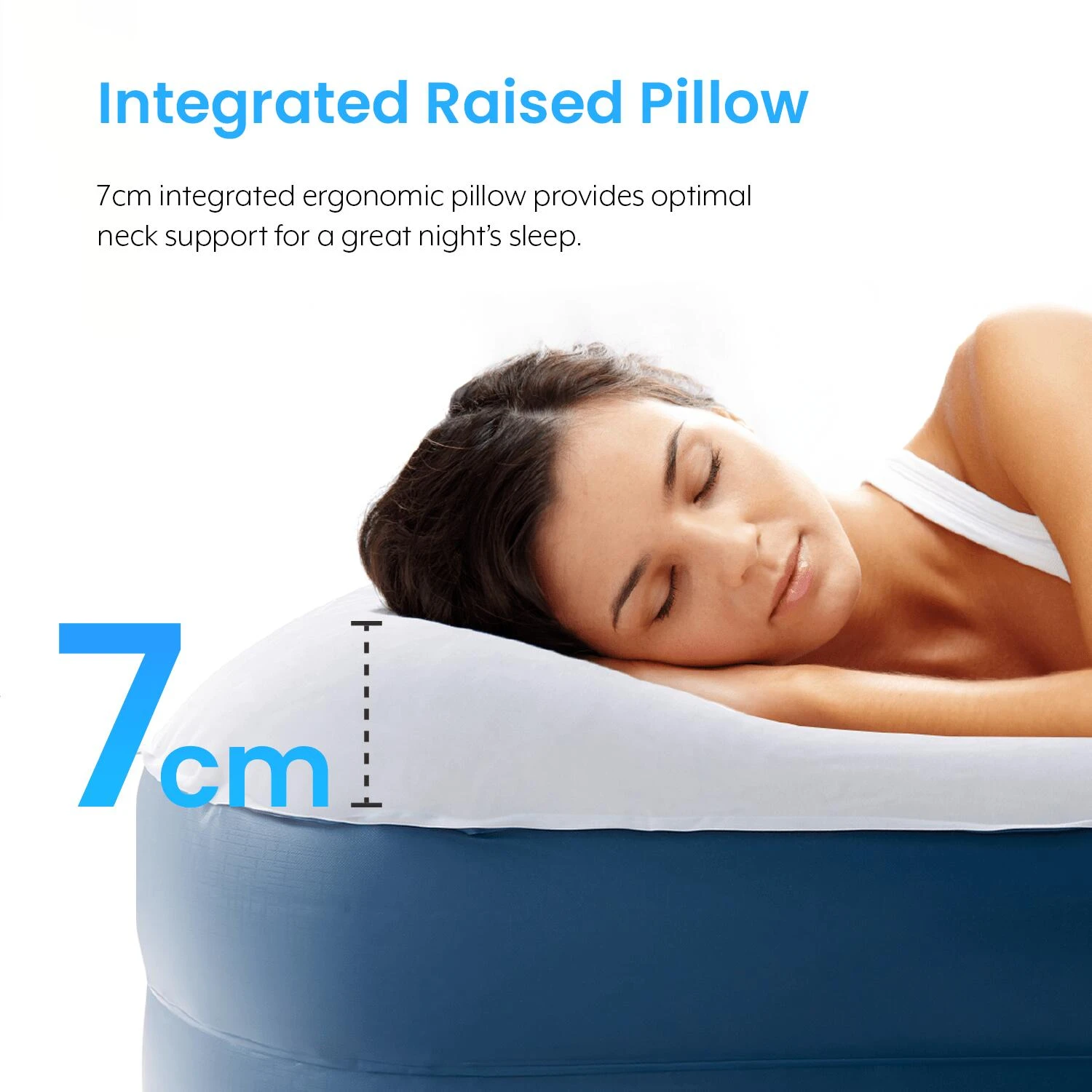 King Comfort Plus Air Bed – Navy/White 5 King Comfort Plus Air Bed – Navy/White - Image 5