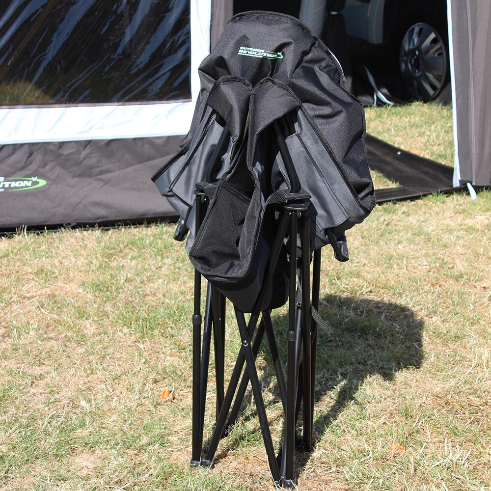 Tubbi XL Chair Grey And Black 3 Tubbi XL Chair Grey And Black - Image 3