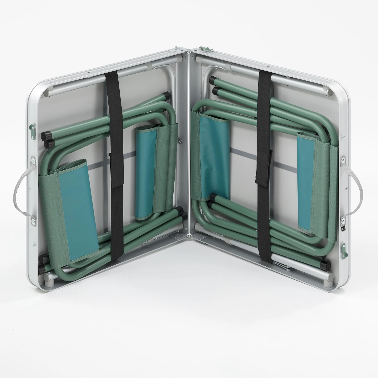 Quechua FOLDING CAMPING TABLE - 4 STOOLS - 4 TO 6 PEOPLE 4 Quechua FOLDING CAMPING TABLE - 4 STOOLS - 4 TO 6 PEOPLE - Image 4