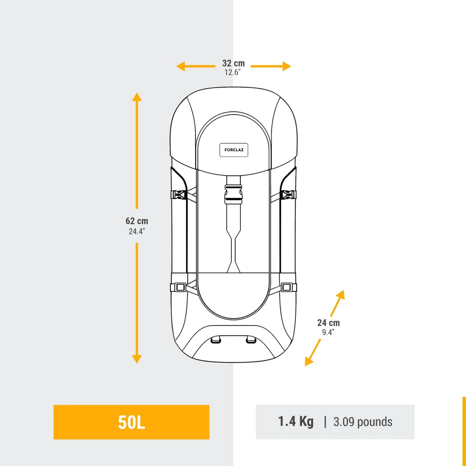 Travel Backpack 50L 2 Travel Backpack 50L - Image 2