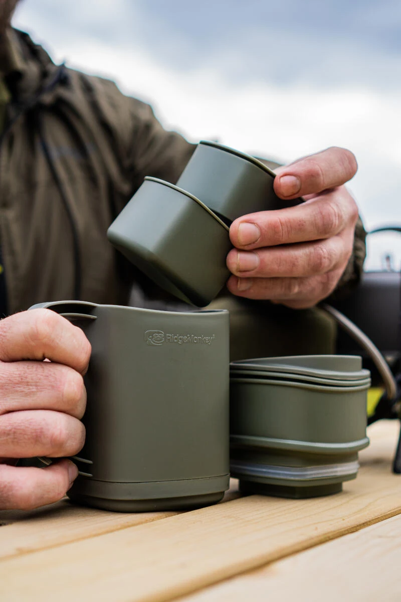 RidgeMonkey ThermoMug DLX Brew Set Green (RM419) 4 RidgeMonkey ThermoMug DLX Brew Set Green (RM419) - Image 4