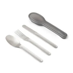 Black+Blum Stainless Steel Cutlery Set With Case Grey