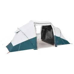 Quechua 4 Man Blackout Tent With Poles - Arpenaz 4.2 F&B