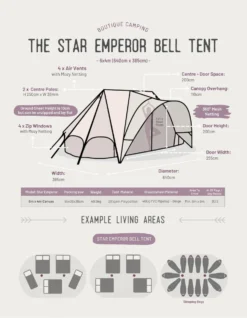 Star Emperor Bell Tent -Outdoor Camping Shop kd7fead289650f6d0e4ac370cd50bb2d5