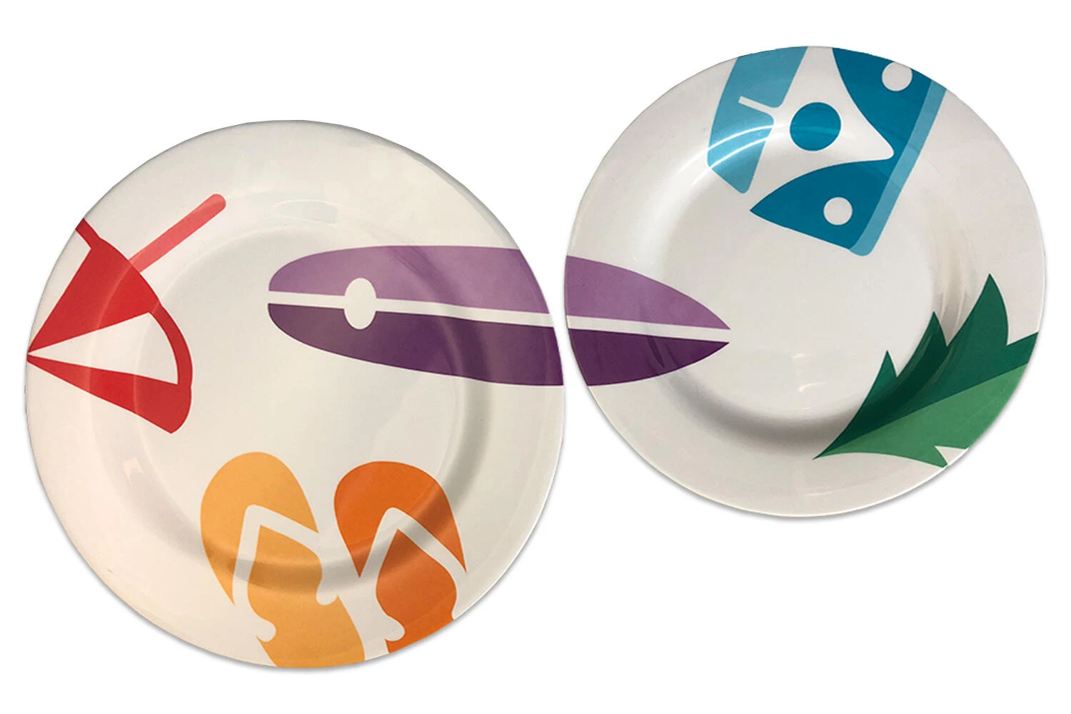 OLPRO Spring Bay Melamine Set (16 Piece) 2 OLPRO Spring Bay Melamine Set (16 Piece) - Image 2