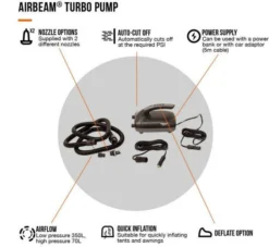 Vango Airbeam Turbo Pump - Powered Via 12V DC Car Supply 6 Vango Airbeam Turbo Pump - Powered Via 12V DC Car Supply -Outdoor Camping Shop ke0bb534e814b80abd1e92b7141443164