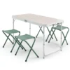 Quechua FOLDING CAMPING TABLE - 4 STOOLS - 4 TO 6 PEOPLE